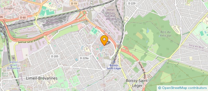 localisation de l'entreprise AIKIDO CLUB BOISSEEN à BOISSY-SAINT-LEGER