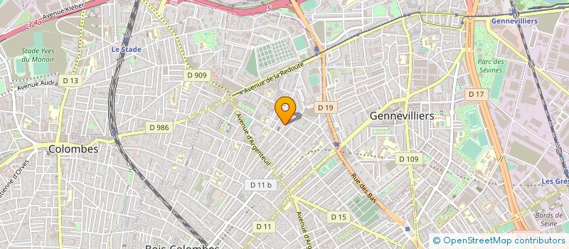 localisation de l'entreprise AIKIDO CLUB D'ASNIERES à ASNIERES-SUR-SEINE