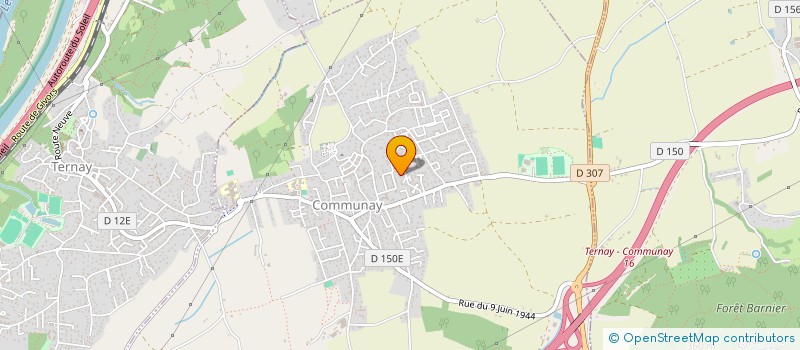 localisation de l'entreprise AIKIDO CLUB D EL'OZON  COMMUNAY