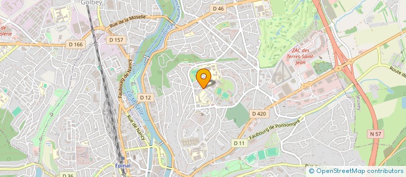 localisation de l'entreprise AIKIDO CLUB D'EPINAL  EPINAL