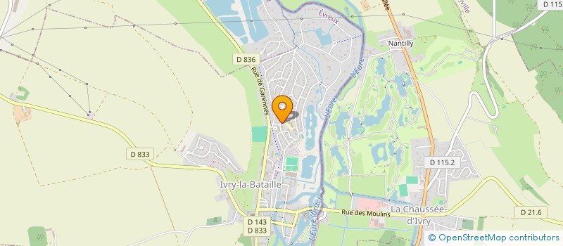 localisation de l'entreprise AIKIDO CLUB D'IVRY LA BATAILLE  IVRY-LA-BATAILLE