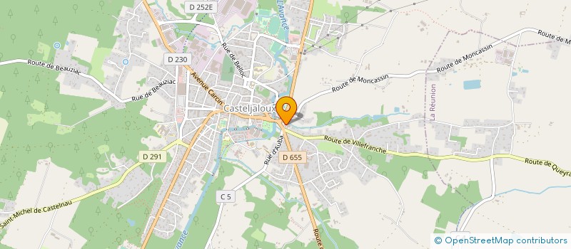 localisation de l'entreprise AIKIDO CLUB DE CASTELJALOUX  CASTELJALOUX