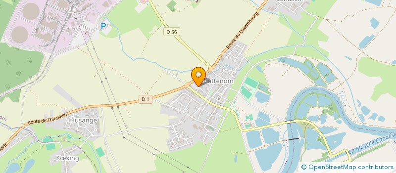 localisation de l'entreprise AIKIDO CLUB DE CATTENOM  CATTENOM