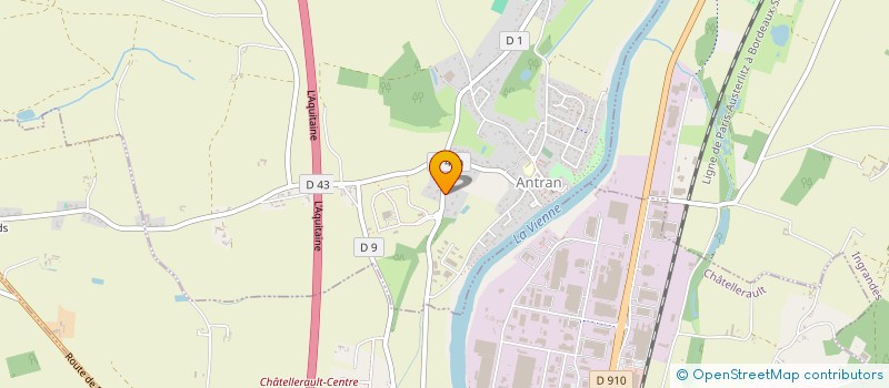 localisation de l'entreprise AIKIDO-CLUB DE CHATELLERAULT à CHATELLERAULT
