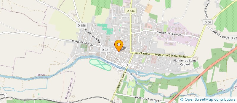 localisation de l'entreprise AIKIDO CLUB DE JARNAC à JARNAC