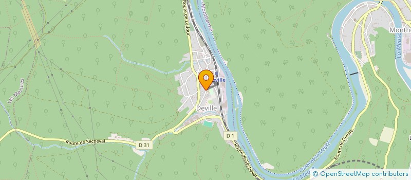 localisation de l'entreprise AIKIDO CLUB DE MONTHERME  DEVILLE