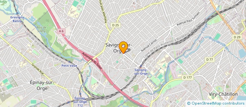 localisation de l'entreprise AIKIDO CLUB DE SAVIGNY SUR ORGE à SAVIGNY-SUR-ORGE