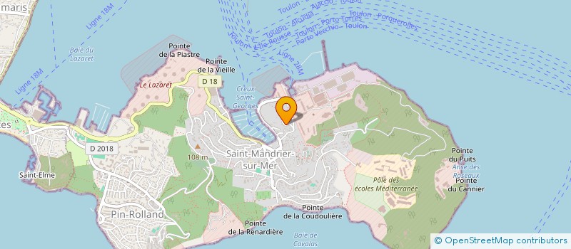 localisation de l'entreprise AIKIDO CLUB DE ST MANDRIER à SAINT-MANDRIER-SUR-MER