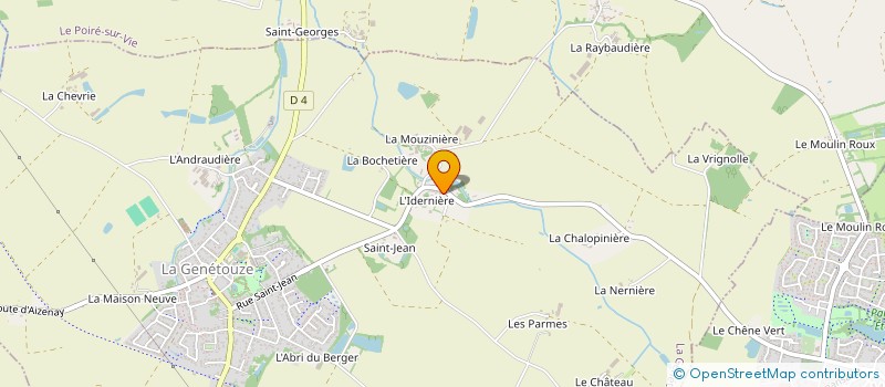 localisation de l'entreprise AIKIDO CLUB DE VENANSAULT  LA GENETOUZE