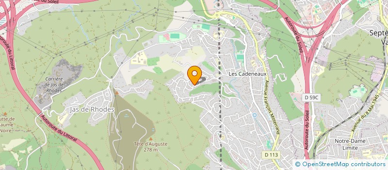 localisation de l'entreprise AIKIDO CLUB DES PENNES MIRABEAU  LES PENNES-MIRABEAU