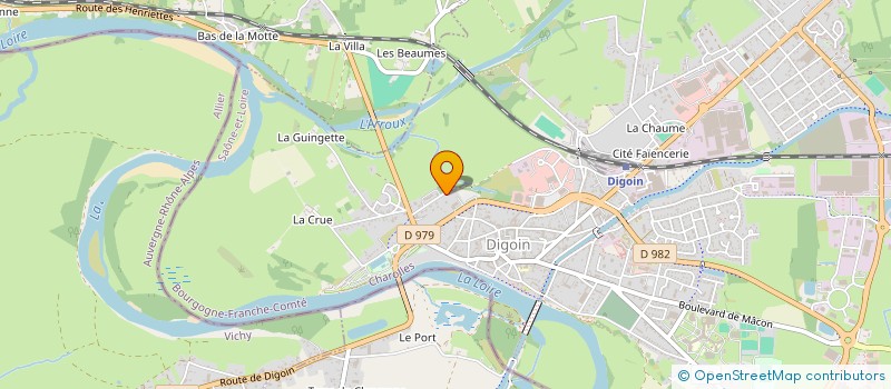 localisation de l'entreprise AIKIDO CLUB DIGOINAIS  DIGOIN