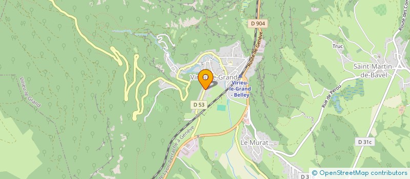 localisation de l'entreprise AIKIDO CLUB DU BUGBY  VIRIEU-LE-GRAND