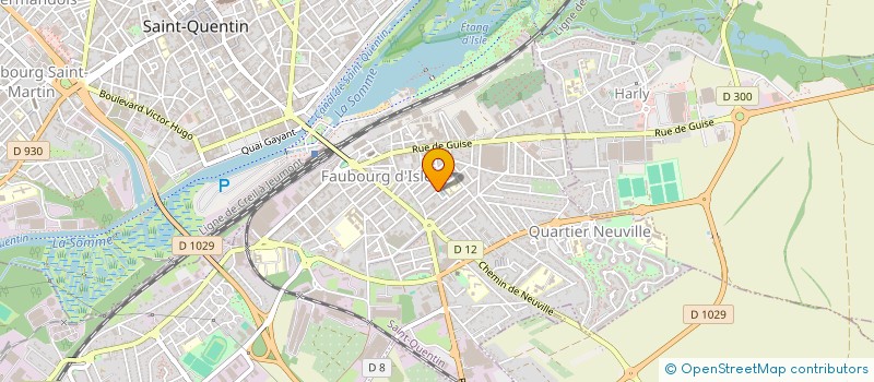 localisation de l'entreprise AIKIDO CLUB IK KYO à SAINT-QUENTIN