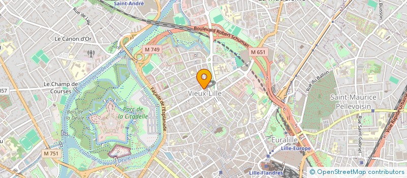 localisation de l'entreprise AIKIDO CLUB NORD VIEUX LILLE à LILLE