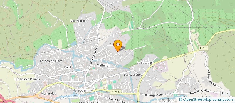 localisation de l'entreprise AIKIDO CLUB PELISSANNE PROVENCE  PELISSANNE