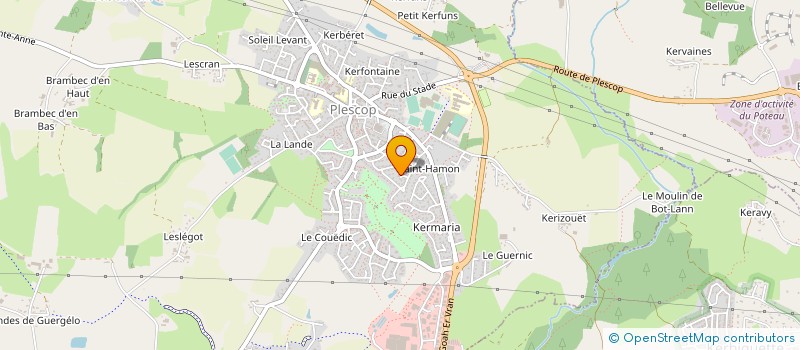 localisation de l'entreprise AIKIDO-CLUB PLESCOP-VANNES  PLESCOP