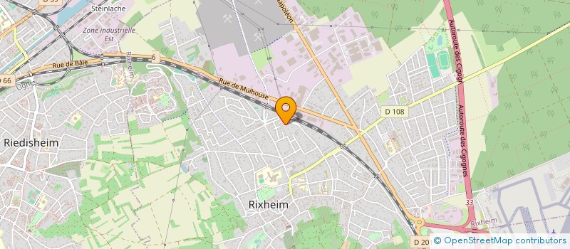 localisation de l'entreprise AIKIDO CLUB RIXHEIM  RIXHEIM