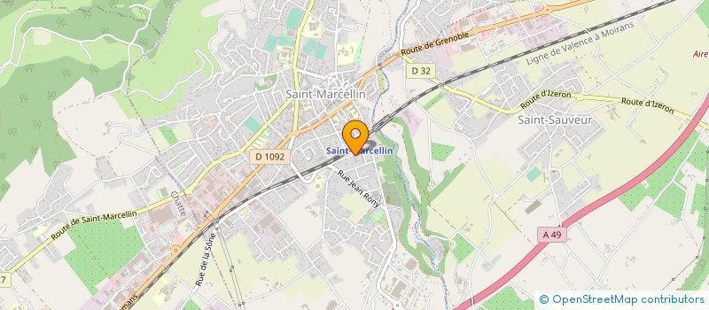 localisation de l'entreprise AIKIDO CLUB SAINT-MARCELLIN  SAINT-MARCELLIN