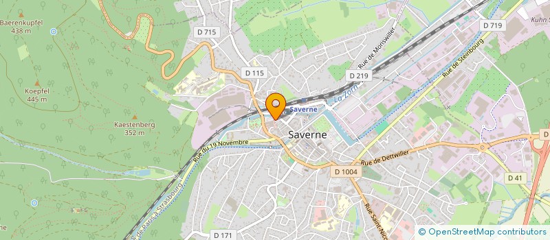 localisation de l'entreprise AIKIDO CLUB SAVERNE  MONSWILLER