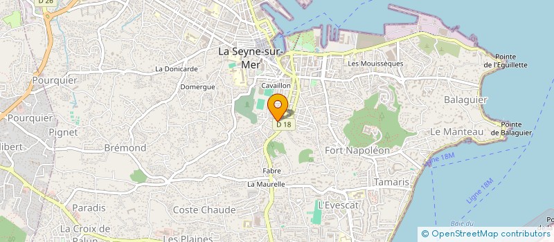 localisation de l'entreprise AIKIDO CLUB SEYNOIS - ECOLE DE SUMIKIRI à LA SEYNE-SUR-MER