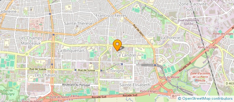 localisation de l'entreprise AIKIDO CLUB TOMOE  RENNES