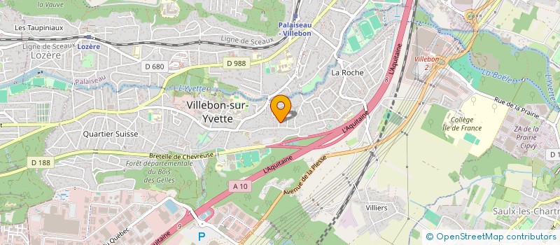 localisation de l'entreprise AIKIDO CLUB VILLEBON à VILLEBON-SUR-YVETTE