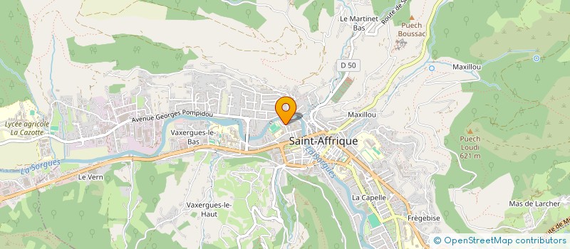 localisation de l'entreprise AIKIDO DE LA SORGUES  SAINT-AFFRIQUE