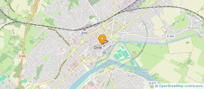 localisation de l'entreprise AIKIDO DOLE à DOLE