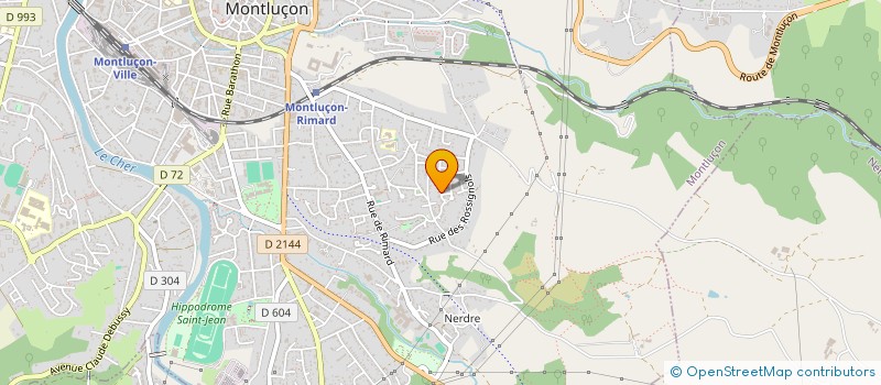 localisation de l'entreprise AIKIDO EDSM à MONTLUCON