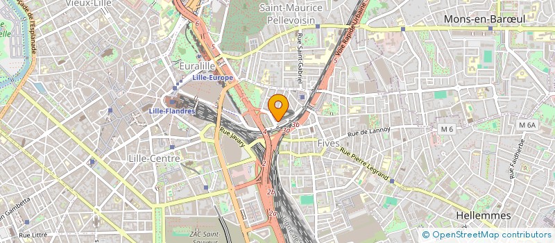 localisation de l'entreprise AIKIDO FIVES à LILLE