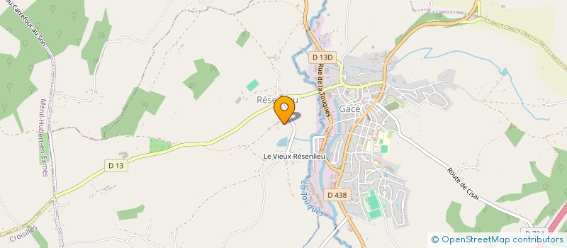 localisation de l'entreprise AIKIDO GACE à RESENLIEU