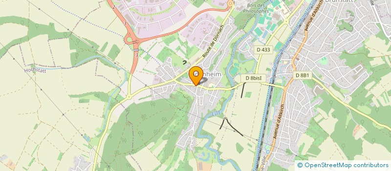 localisation de l'entreprise AIKIDO GUEBWILLER  UFFHOLTZ