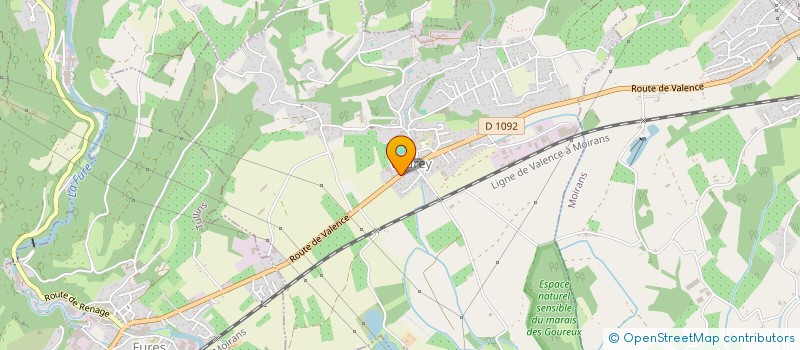 localisation de l'entreprise AIKIDO KOYAMA TULLINS  VOUREY