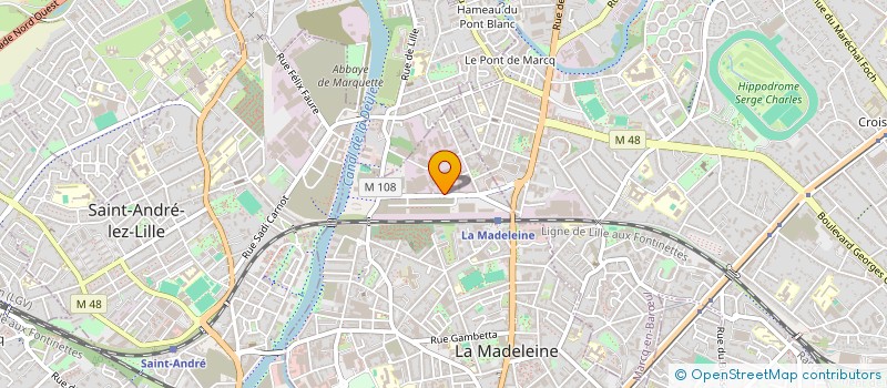 localisation de l'entreprise AIKIDO LA MADELEINE à LA MADELEINE