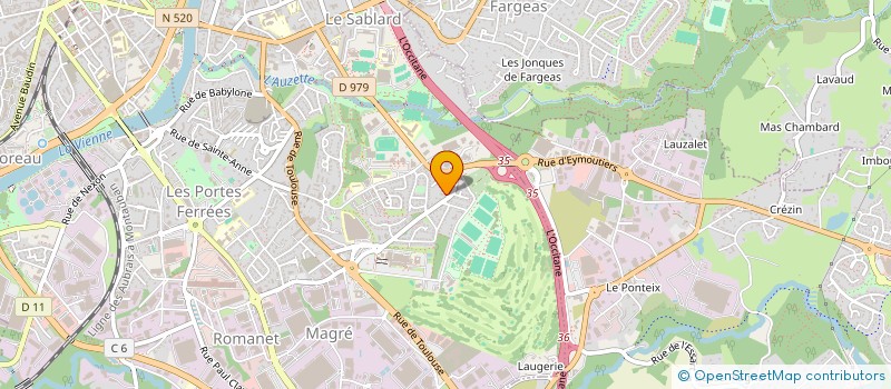 localisation de l'entreprise AIKIDO LAM 87 à LIMOGES