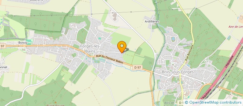 localisation de l'entreprise AIKIDO LE CERCLE DE L'HUREPOIX  FORGES-LES-BAINS