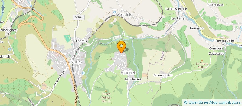 localisation de l'entreprise AIKIDO LUC LA PRIMAUBE  VALADY