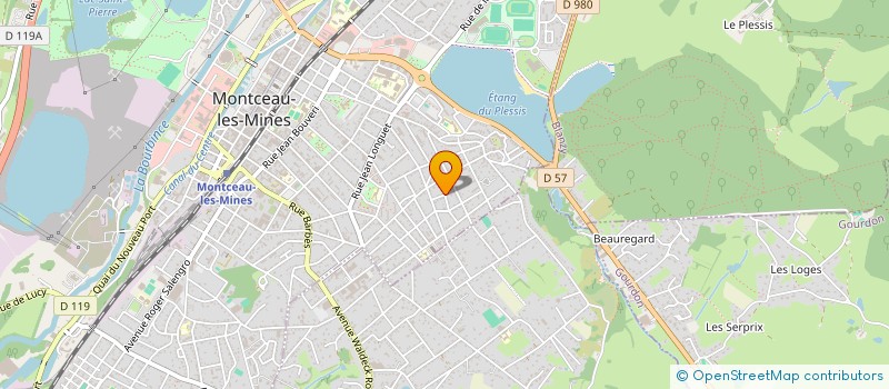 localisation de l'entreprise AIKIDO MONTCEAU-BLANZY à MONTCEAU-LES-MINES
