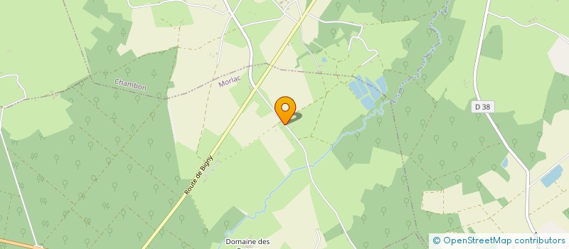 localisation de l'entreprise AIKIDO MUTOKUKAN 18 SAINT-AMAND MONTROND  MORLAC