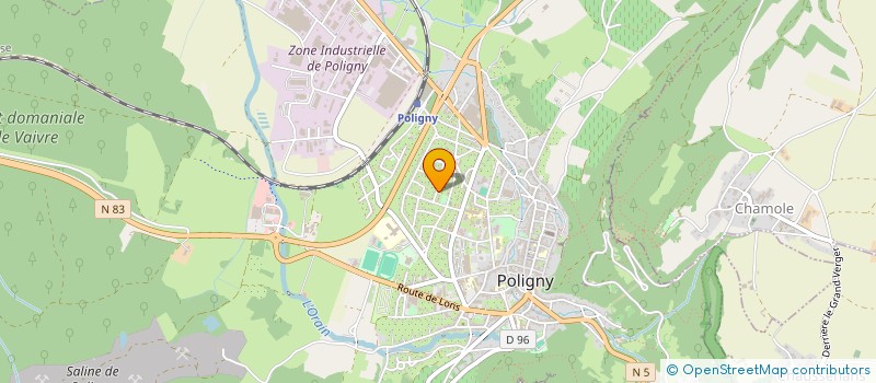 localisation de l'entreprise AIKIDO POLIGNY à POLIGNY