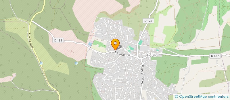 localisation de l'entreprise AIKIDO POULX  POULX