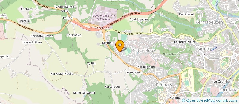 localisation de l'entreprise AIKIDO QUIMPER à QUIMPER