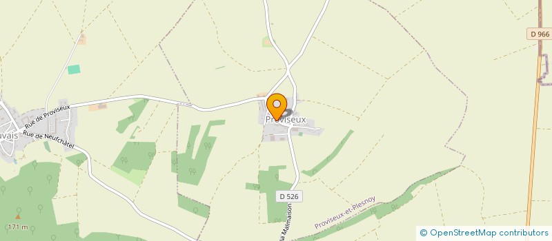 localisation de l'entreprise AIKIDO SELF DEFENSE DE PROVISEUX ET PLESNOY  PROVISEUX-ET-PLESNOY