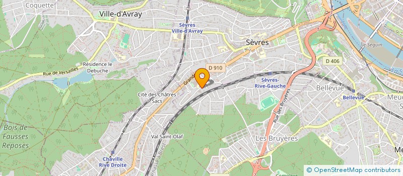 localisation de l'entreprise AIKIDO SEVRES 92 à SEVRES