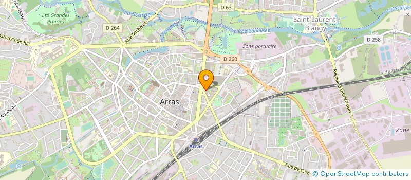 localisation de l'entreprise AIKIDO TAKEMUSU ARRAGEOIS à ARRAS