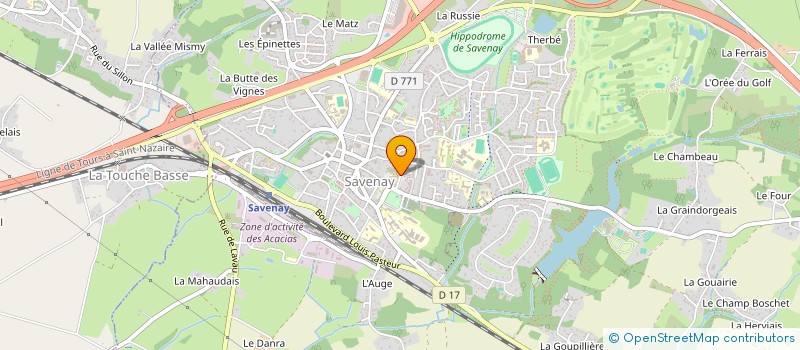 localisation de l'entreprise AIKIDOJO SAVENAY  SAVENAY