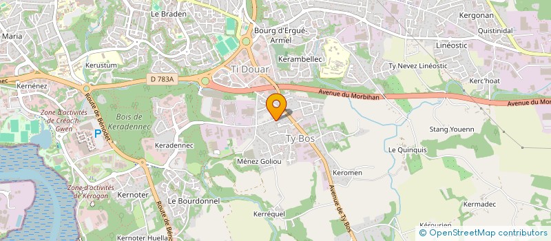 localisation de l'entreprise AIKIKAI DE QUIMPER à QUIMPER