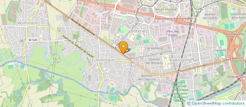 localisation de l'entreprise AIKIKAI DE STRASBOURG à STRASBOURG