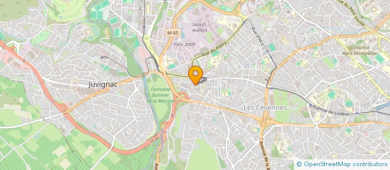 localisation de l'entreprise AIKIKAN DOJO AIKIDO MONTPELLIER à MONTPELLIER