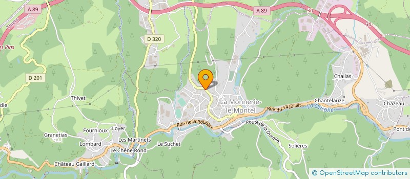 localisation de l'entreprise AIKINE  LA MONNERIE-LE-MONTEL